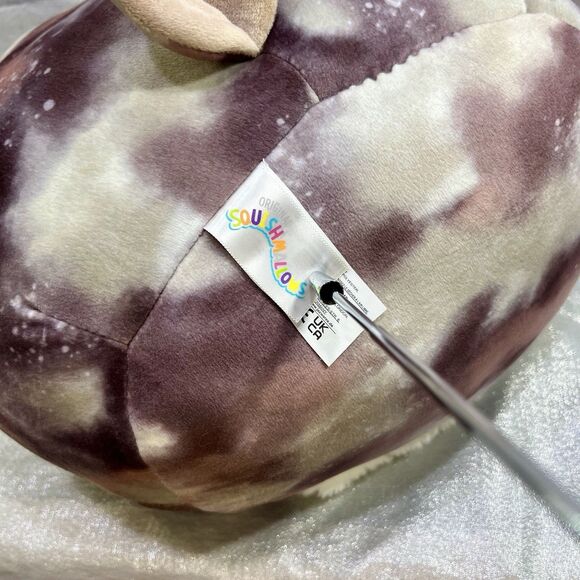 Squishmallows GREGGOR 14" Brown-White Moose Fuzzy Tummy Pattern with Tag - Picture 6 of 8